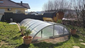 Pool, beheizt, überdacht