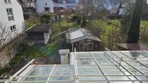 Aussicht auf den Garten