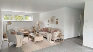 Wohnzimmer Skandinavisch - (KI generiert)